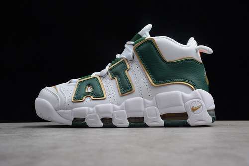 [AJ3139-100]-[AIR MORE UPTEMPO ATLANTA WHITE/GORGE GREEN-METALLIC GOLD]-[MAN:40-47.5]-[OG00210]