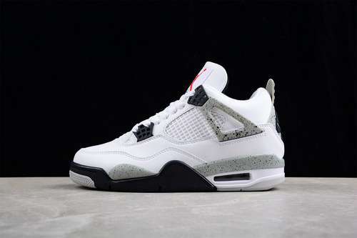 【340】[840606-192]-[AIR JORDAN 4 RETRO OG WHITE CEMENT WHITE/FIRE RED-TECH GREY-BLACK]-[MAN:40-48]