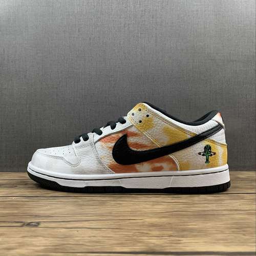 【360】[BQ6832-101]-[DUNK SB LOW TIE-DYE RAYGUN WHITE/ORANGE FLASH/WHITE]-[WOMAN:36-39]-[MAN:40-47.5]