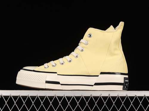 【280】[A00740C]-[CHUCK TAYLOR ALL-STAR 70S HIGH PLUS SOFT SUNSHINE/WIT/ZWART]-[UNSIEX:35-44]