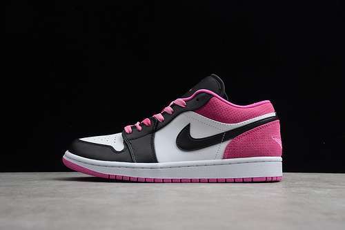 【340】[CK3022-005]-[AIR JORDAN 1 LOW BLACK/WHITE-MAGENTA]-[MAN:40-45]