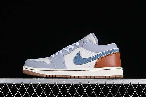 【260】[FZ5046-041]-[AIR JORDAN 1 LOW PHANTOM/COCONUT MILK/AMBER BROWN/LIGHT ARMORY BLUE]-[36-46]