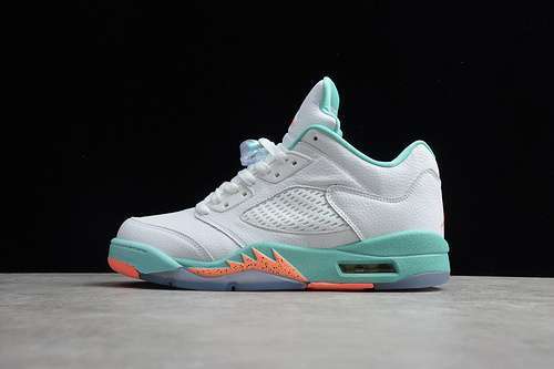 【400】[440892-100]-[GZ AIR JORDAN 5 WHITE/LIGHT BLUE]-[MAN:40-45]