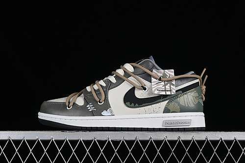 【380】[553558-040]-[AIR JORDAN 1 LOW WHITE/BROWN/GREEN/BLACK]-[WOMAN:35.5-39]-[MAN:40-47.5]