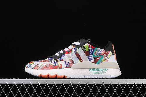 【280】[EF3848]-[NITE JOGGER JOINT NIGHT WALKER CLOUD WHITE/MULTI-COLOR]-[UNISEX:36-45]
