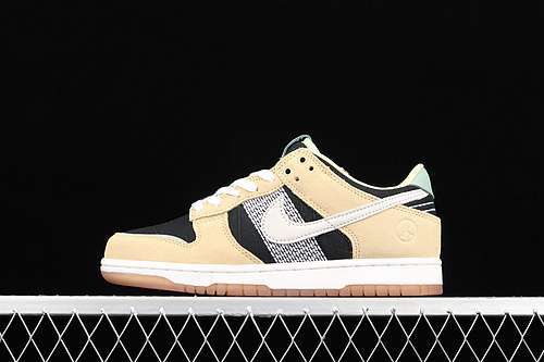 【380】 [DJ4671-294]-[DUNK LOW &#x27;ROOTED IN PEACE&#x27;BLACK/TAN-JADE]-[UNISEX:36-47.5]