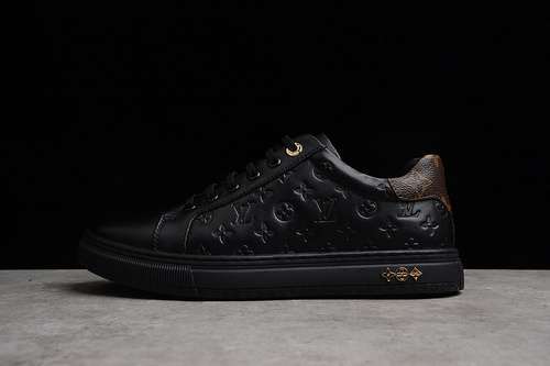 【480】[L*V TIME OUT SPORTS SHOES BLACK/BLACK/DARK BROWN]-[MAN:38-44]