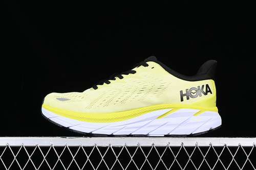 【250】[1119393 EPCH]-[HOKA ONE ONE CLIFTON 8 YELLOW/WHITE]-[WOMAN:36-39]-[MAN:40-45]