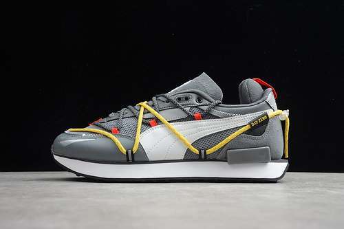 【280】[372711-04]-[FUTURE RIDER DAY ZERO GREY/WHITE/YELLOW]-[WOMAN:35.5-39]-[MAN:40-45]