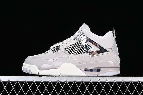 【440】[AQ9129-001]-[AIR JORDAN 4 RETRO FROZEN MOMENTS WHITE/GREY/SILVER]-[UNISEX:36-47.5]