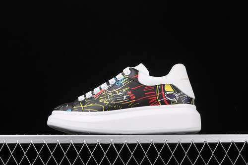 [ALE*XANDER MCQUEEN SOLE SNEAKERS BLACK/WHITE]-[WOMAN:34-39]