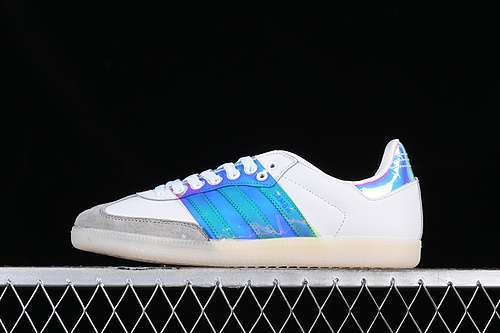 【220】[GX1024]-[WB SAMBA WHITE/GREY/GREEN/BLUE]-[WOMAN:36-39]-[MAN:40-45]
