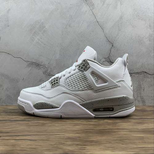 【470】[CT8527-100]-[AIR JORDAN 4 RETRO WHITE OREO WHITE/TECH GREY/BLACK/FIRE RED]-[MAN:40-47]