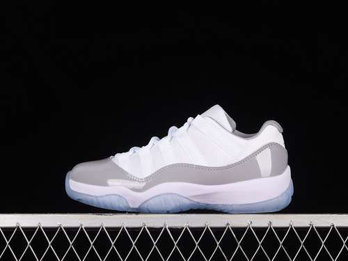 【360】[AV2187-140]-[AIR JORDAN 11 LOW CEMENT GREY/WHITE/BLUE]-[WOMAN:36-39]