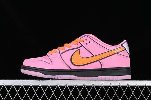 【310】[FD2631-600]-[THE POWERPUFF GIRLS X DUNK LOW PRO SB QS BLOSSOM LOTUS PINK/DIGITAL PINK]