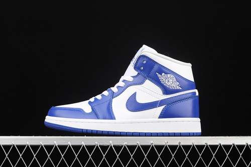 【340】[BQ6472-104]-[AIR JORDAN 1 MID KENTUCKY BLUE WHITE/HYPER ROYAL/WHITE]-[UNSIEX:35.5-45]