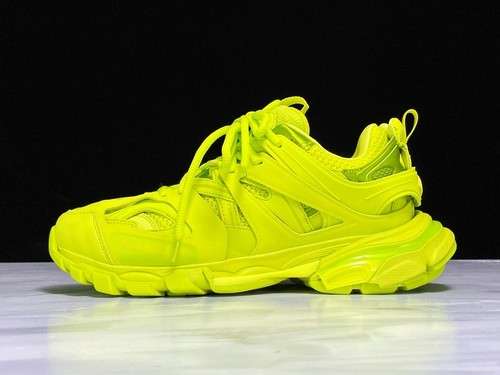 【580】[GET TRACK LED TRAINERS 3.0 SHOES FLUORESCENT YELLOW]-[WOMAN:35-39]-[MAN:40-45]