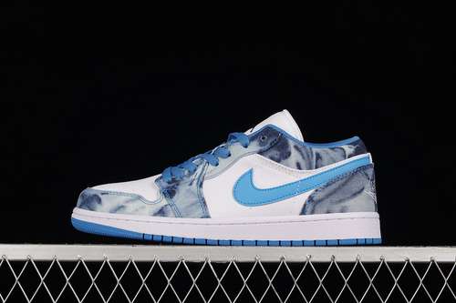 【280】[DM8947-100]-[AIR JORDAN 1 LOW WASHED DENIM WHITE/DUTCH BLUE/WHITE]-[WOMAN:36-39]-[MAN:40-46]
