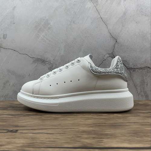 【340】[ALE*XANDER MCQUEEN SHOES WHITE/WHITE/SILVER]-[WOMAN:35-40]