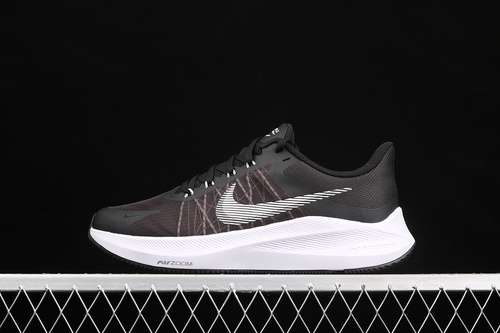 【270】[CW3419-006]-[ZOOM WINFLO 8 BLACK/DARK SMOKE GREY/WHITE]-[WOMAN:36-39]-[MAN:40-45]