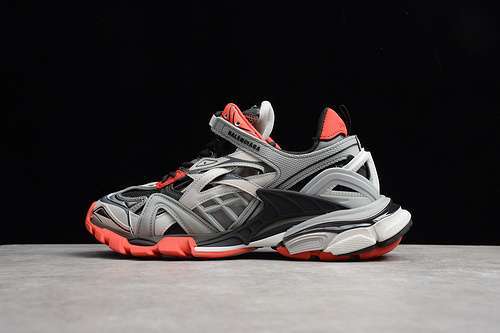 [ECBA81847312]-[GZ TRACK 2.0 SNEAKER GREY/BLACK/ORANGE]-[MAN:40-45]