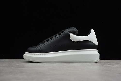 【580】[ALE*XANDER MCQUEEN SHOES BLACK/BLACK/WHITE]-[WOMAN:35-39]-[MAN:40-44]