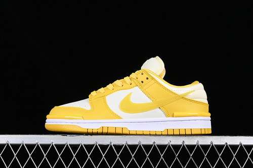 【230】[DZ2794-100]-[DUNK LOW TWIST COCONUT MILK/WHITE/VIVID SULFUR]-[WOMAN:36-39]-[MAN:40-45]
