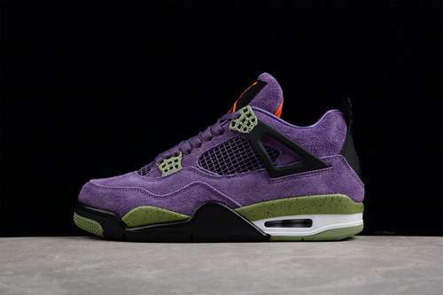 【550】[AQ9129-500]-[AIR JORDAN 4 RETRO CANYON PURPLE/ANTHRACITE/ALLIGATOR/SAFETY ORANGE]-[40-47.5]