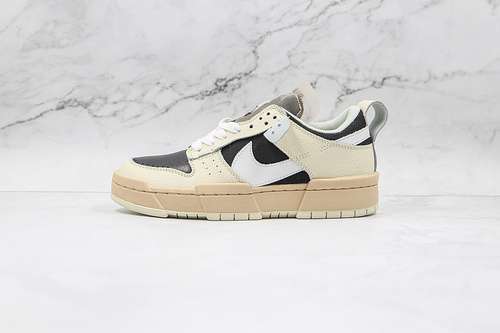 【260】[DD6620-001]-[SB DUNK LOW DISRUPT IVORY BLACK PALE IVORY/BLACK]-[WOMAN:36-39]-[MAN:40-45]