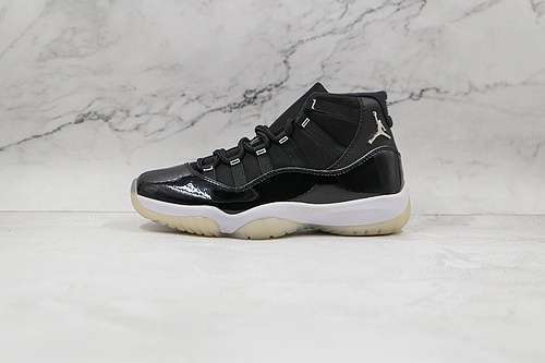 【480】[CT8012-011]-[AIR JORDAN 11 RETRO JUBILEE/25TH ANNIVERSARY BLACK/CLEAR/WHITE]-[MAN:40-47.5]