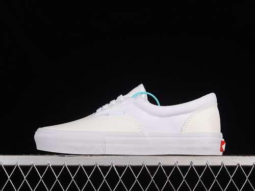【220】[VN0A5FC9WWW]-[ERA LEATHER SKATE WHITE/GREY]-[WOMAN:35-39]-[MAN:40-44]