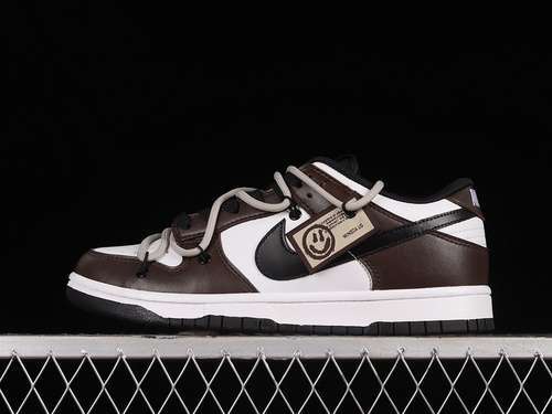 【300】[DJ6188-002]-[DUNK LOW WHITE/BLACK/BROWN]-[WOMAN:36-39]-[MAN:40-46]