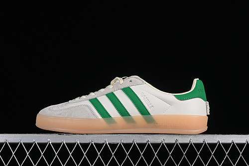【240】[ID3518]-[FOOT INDUSTRY X ORIGINALS GAZELLE INDOOR OFF WHITE/GREEN/OFF WHITE]-[UNISEX:35.5-45]