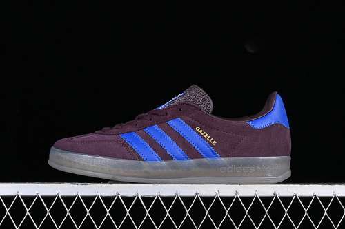 【250】[IG9980]-[ADIDAS GAZELLE INDOOR SHADOW MAROON/SEMI LUCID BLUE/SIMPLE BROWN]-[UNISEX:36-45]