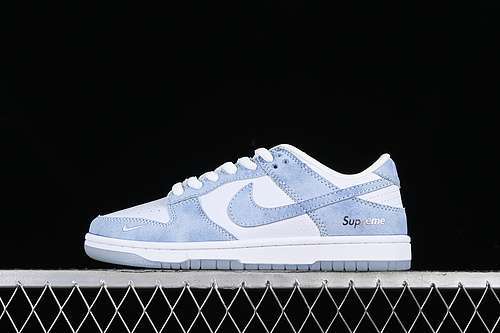 【360】[JH8039-939]-[SB DUNK LOW SUPREME WHITE/BLUE]-[WOMAN:36-39]-[MAN:40-45]