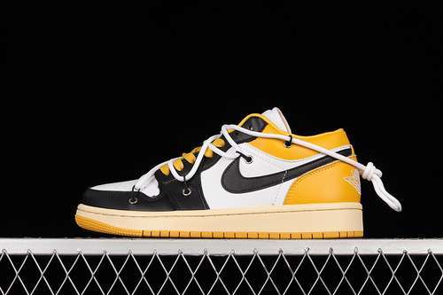 【320】[553560-171]-[AIR JORDAN 1 LOW VIBE YELLOW/BLACK/WHITE]-[WOMAN:36-39]-[MAN:40-47.5]