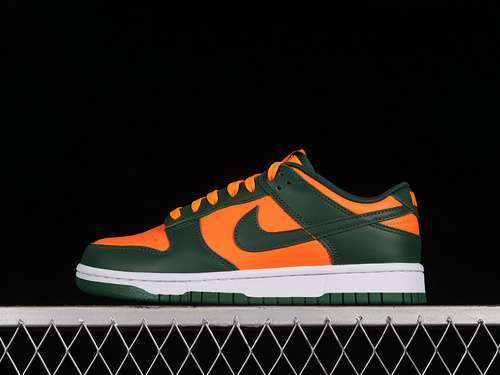 【270】[DD1391-300]-[SB DUNK LOW MIAMI HURRICANES GORGE GREEN/WHITE/TOTAL ORANGE]-[UNISEX:36-46]