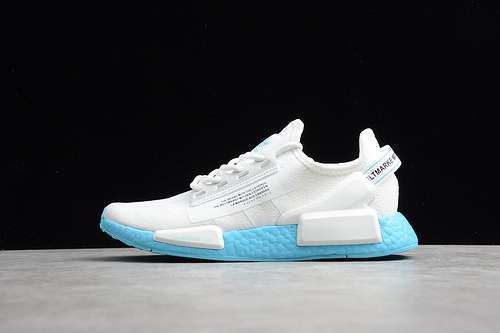 【290】[FX3901]-[NMD_R1 V2 SHOES CLOUD WHITE/LIGHT BLUE]-[WOMAN:36-39]