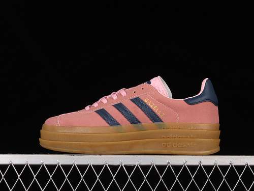 【270】[HO6122]-[GAZELLE BOLD SHOES PINK/NAVY BLUE/GOLD]-[WOMAN:36-40]