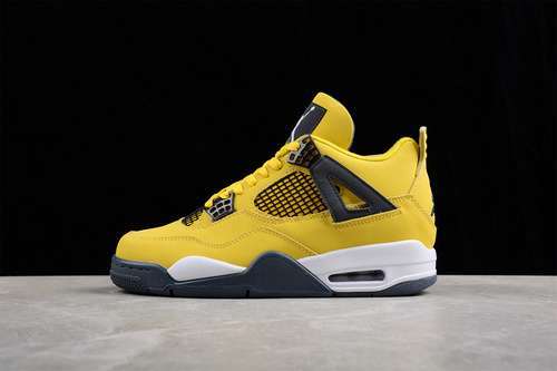 【380】[CT8527-700]-[AIR JORDAN 4 RETRO LIGHTNING 2021 TOUR YELLOW/MULTI-COLOR/DARK BLUE GREY]-[40-48]