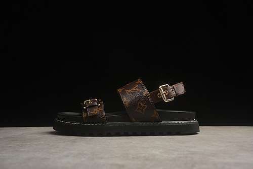 【320】[LOUIS VUITTON A COLLECTION OF BEACH SANDALS BLACK/BROWN]-[WOMAN:35-40]]