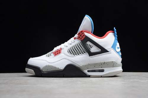[CI1184-146]-[ST AIR JORDAN 4 RETRO WHAT THE WHITE/BLUE/RED]-[MAN:40.5-46]