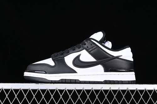 【290】[DZ2794-001]-[DUNK LOW TWIST PANDA BLACK/BLACK/WHITE]-[WOMAN:35.5-39]-[MAN:40-47.5]