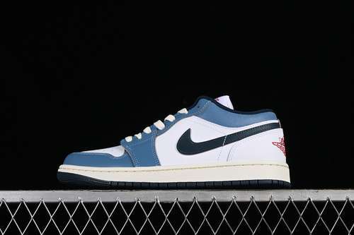 【320】[HM3711-144]-[AIR JORDAN 1 LOW WHITE/AEGEAN STORM/PALE IVORY/ARMORY NAVY]-[MAN:40-46]