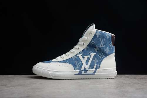 【600】[L*V MID STELLAR SNEAKERS WHITE/BLUE/WHITE]-[WOMAN:35-39]-[MAN:40-44]