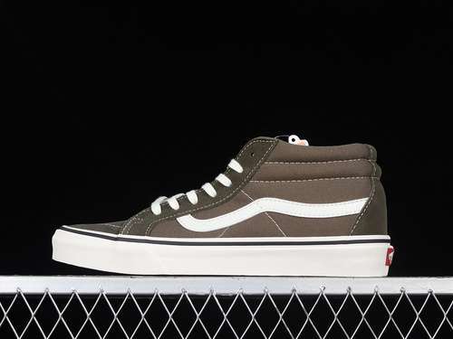 【280】[VN0A4UWIB3G]-[SK8 MID REISSUE ARMY GREEN/OLIVE GREEN/WHITE]-[WOMAN:35-39]-[MAN:40-44]