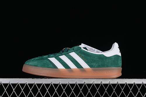 【280】[IG1596]-[ORIGINALS GAZELLE INDOOR COLLEGIATE GREEN/FOOTWEAR WHITE/GUM 2]-[UNISEX:35.5-45]