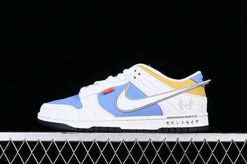 【350】[ZD2356-151]-[SB DUNK LOW WHITE/BLUE/YELLOW]-[WOMAN:36-39]-[MAN:40-45]