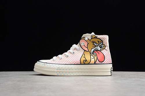 [165734C]-[CHUCK TAYLOR ALL-STAR 70S HIGH TOM AND JERRY EGRET/RED-BLACK][UNISEX:35-44]