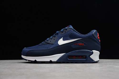 [AJ1285-403]-[AIR MAX 90 ESSENTIAL MIDNIGHT NAVY/WHITE/UNIVERSITY RED]-[MAN:39-44]-[OG00118]
